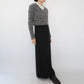 90s Black Maxi Skirt Made in USA