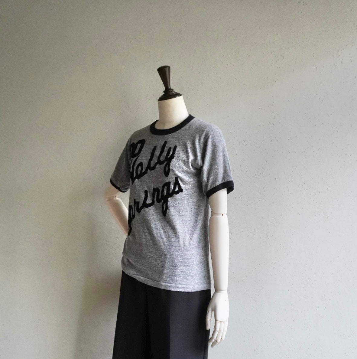 80s Flock Print T-shirt Made in USA