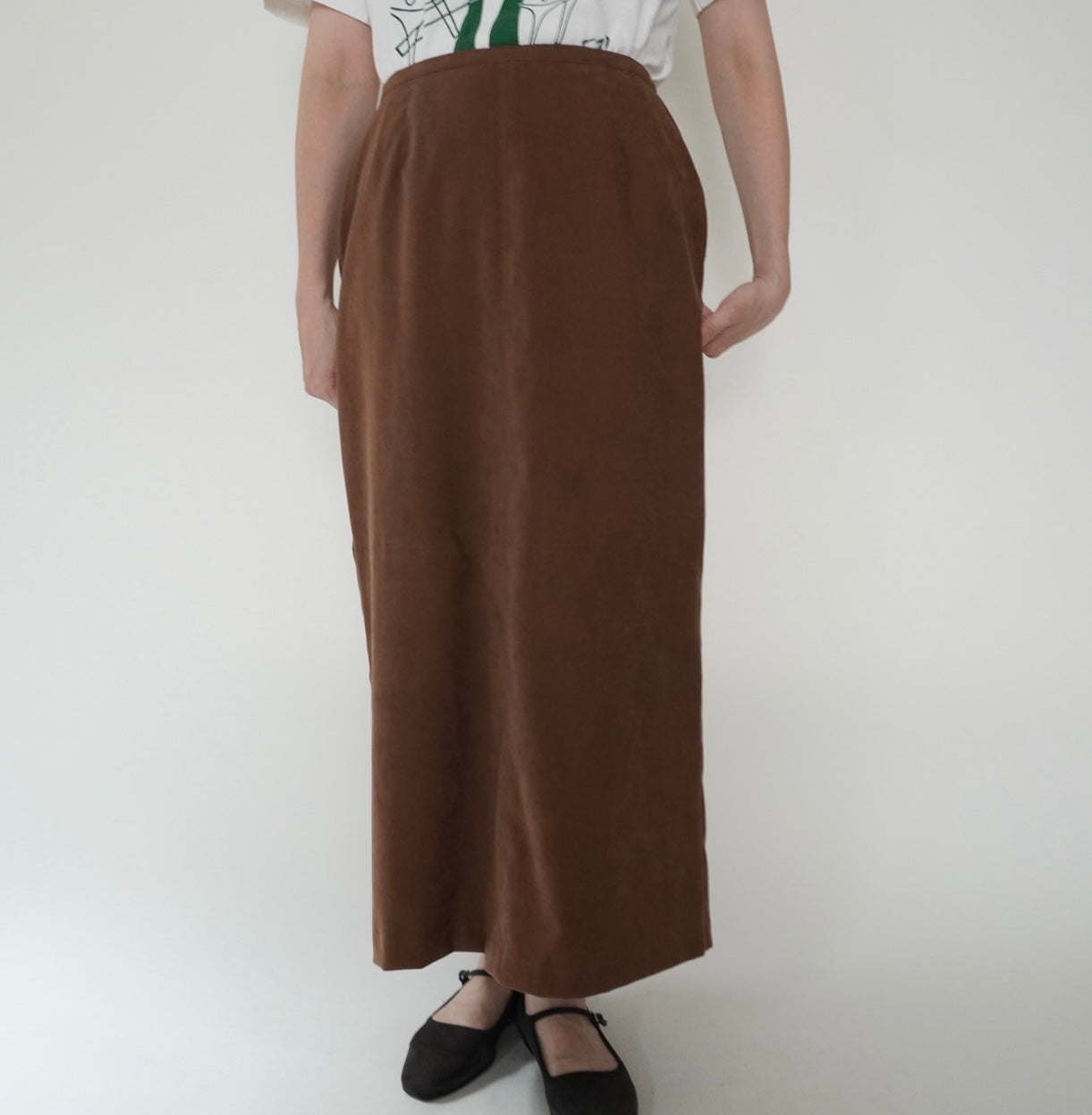 90s Brown Skirt