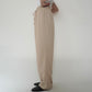 90s Beige Wide Pants