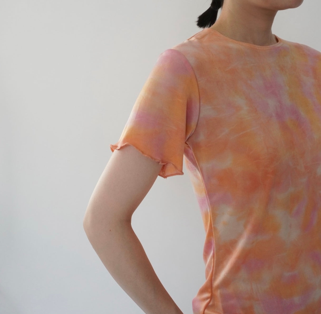 90s Tie Dye Top Made in Italy Dead Stock