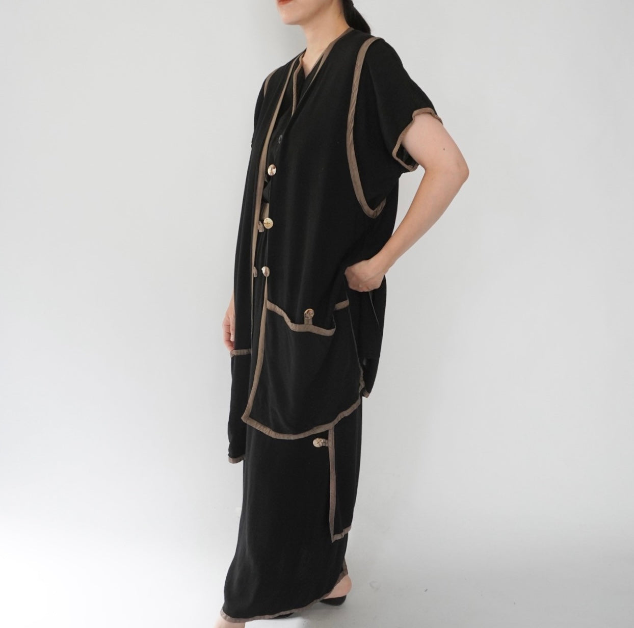 80s Rayon Design Vest