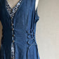 90s Sleeveless Denim Dress