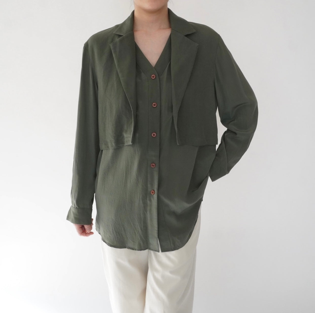 90s Silk Design Shirt
