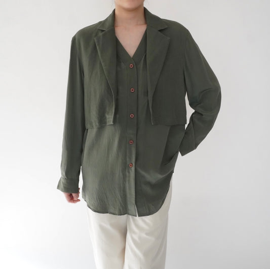 90s Silk Design Shirt