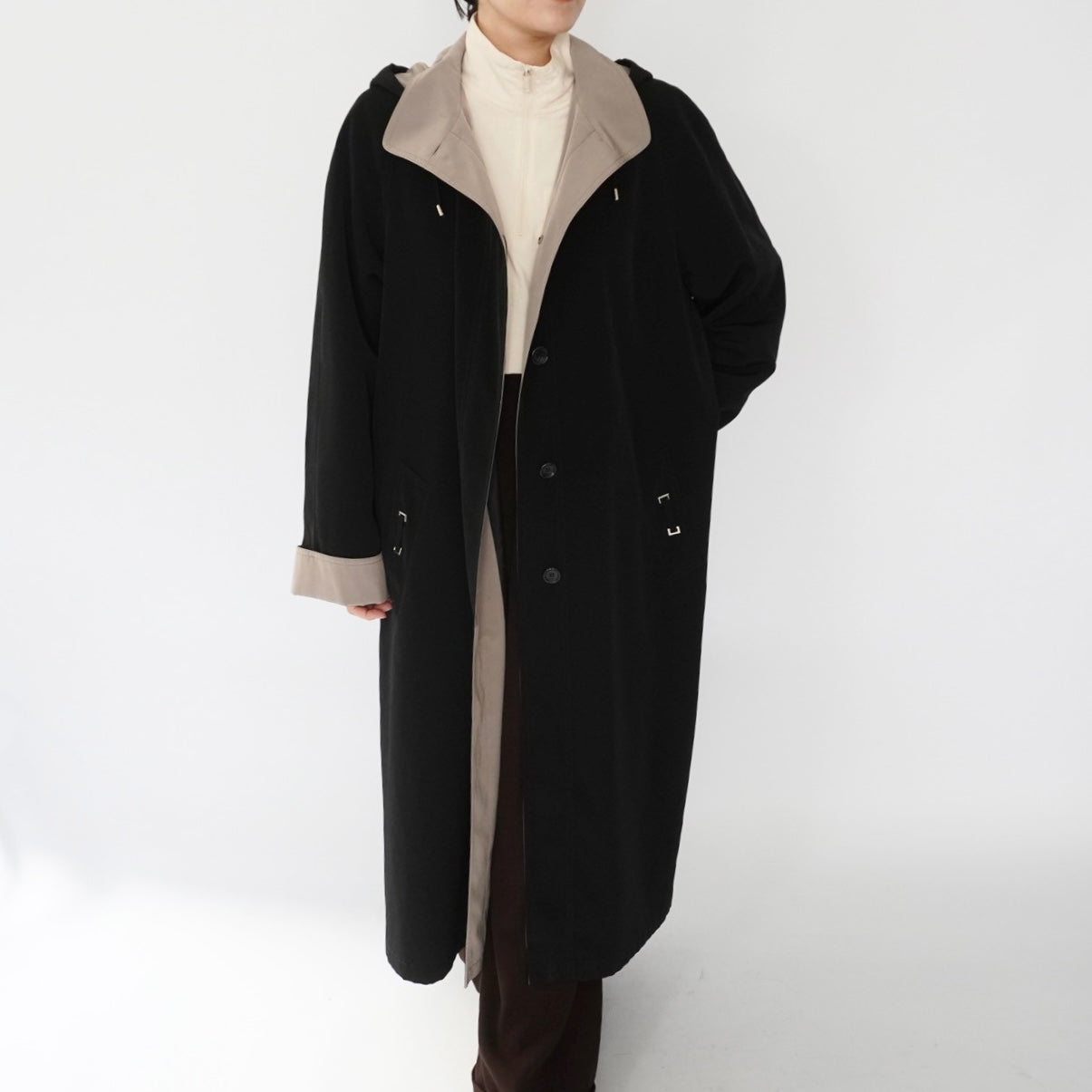 90s Black Light Coat