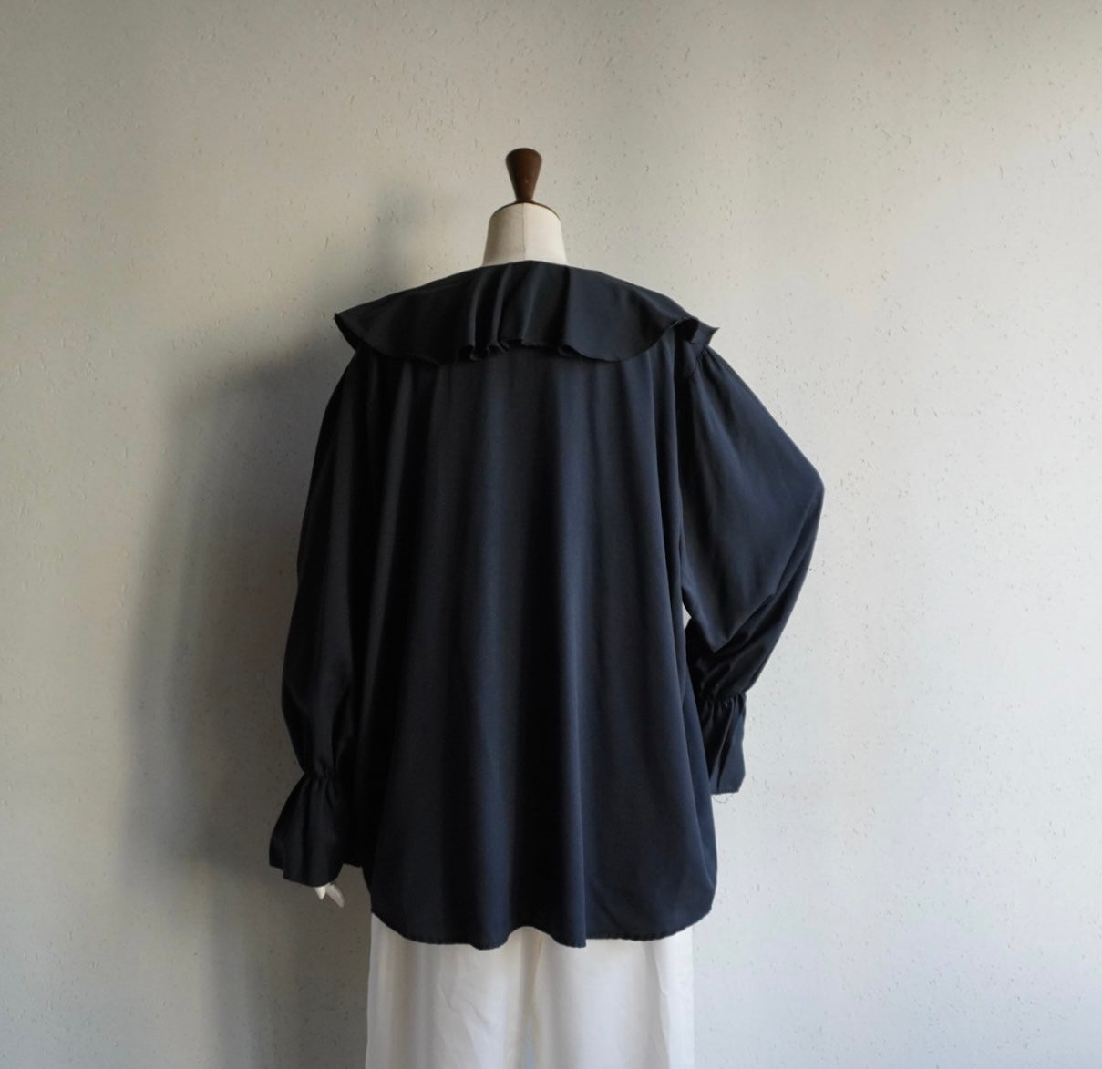 90s Ruffle Blouse Made in USA