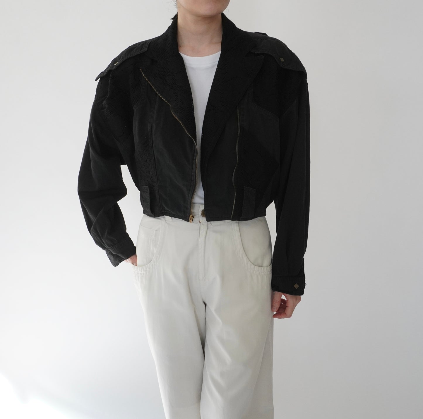 80s Lace Design Jacket