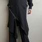 90s Zipped Design Skirt Made in France