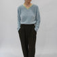 90s Light Blue Top