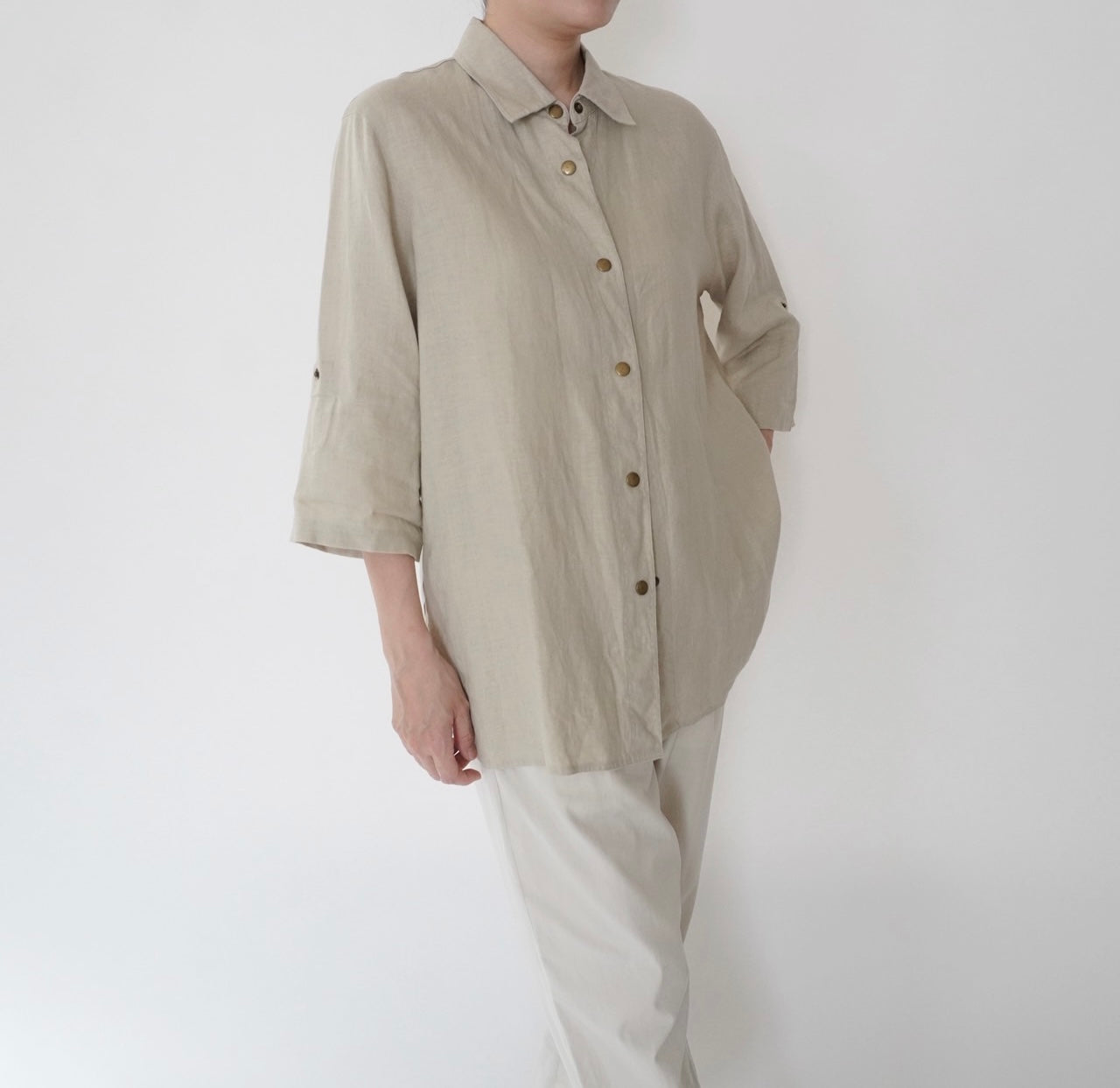 90s EURO Linen Shirt