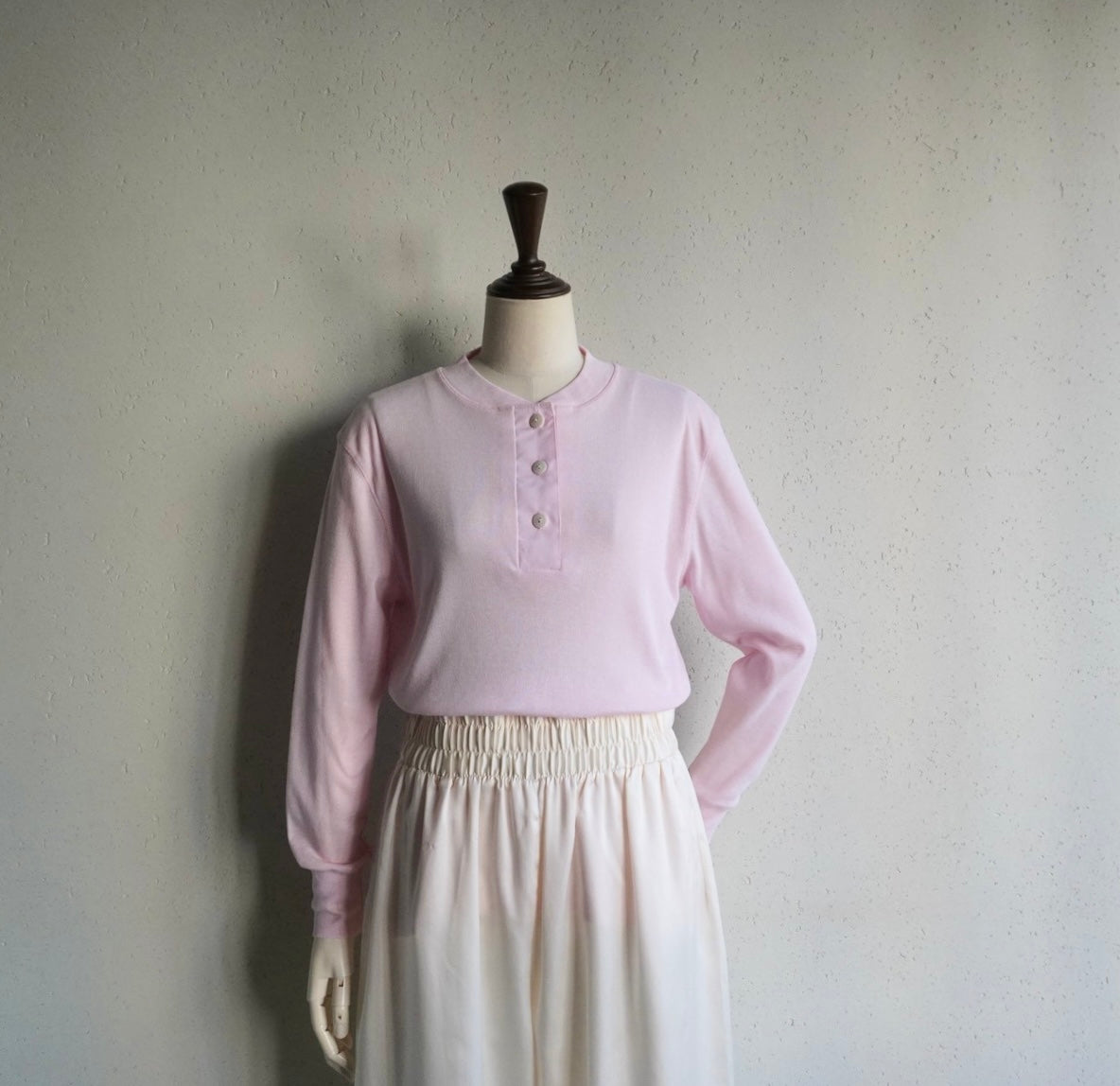 90s Pink Long Sleeves Top
