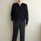 90s Cotton Design Knit  Cardigan