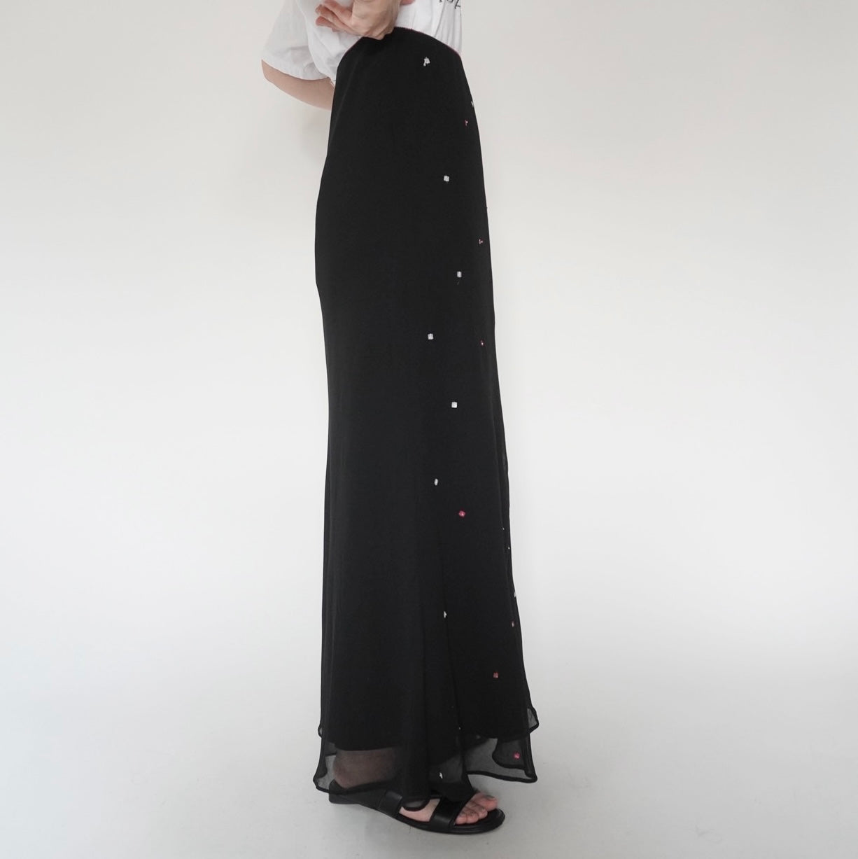 90s Beads Design Skirt