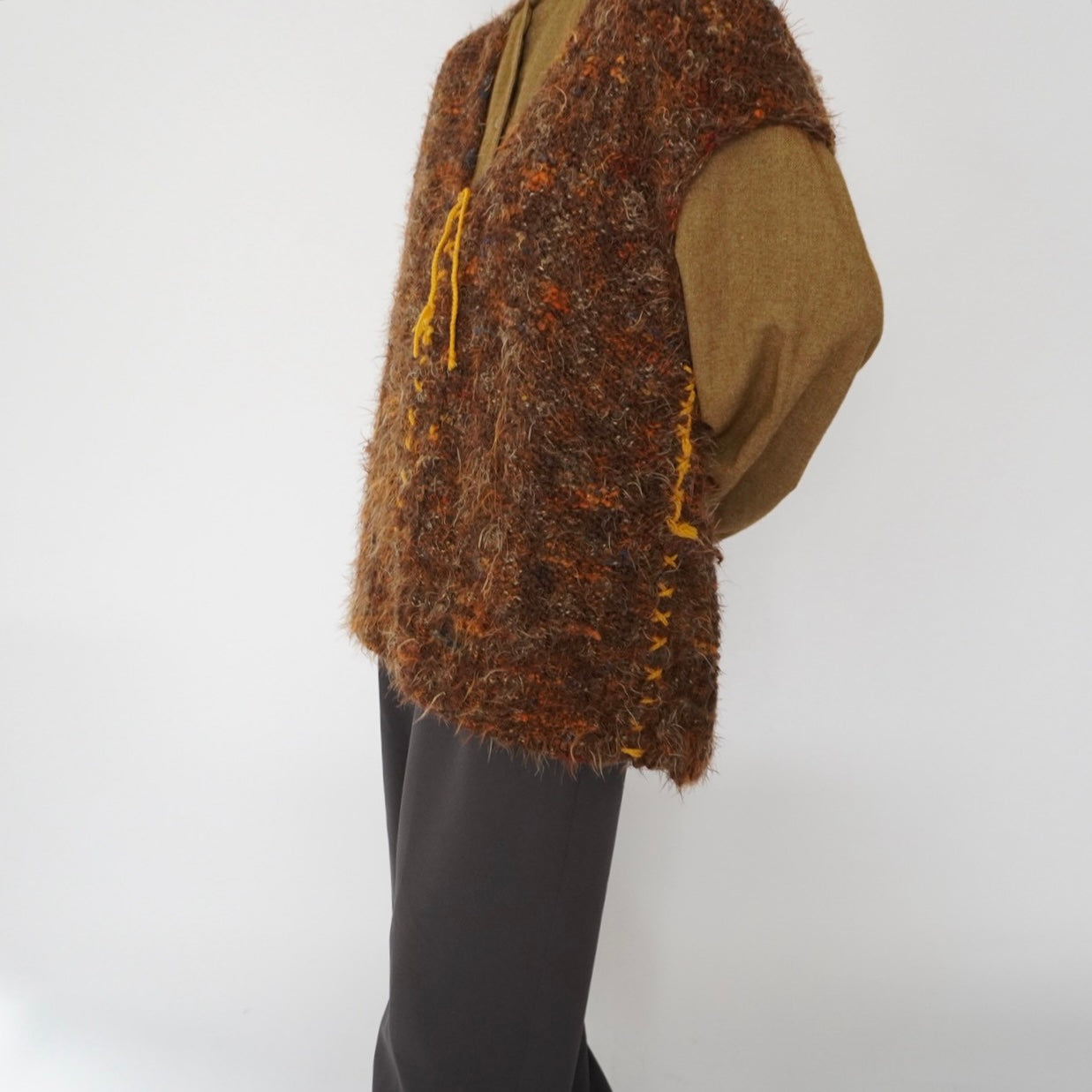 80s Design Mix Knit Vest