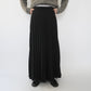 90s Maxi Pleats Skirt Made in USA