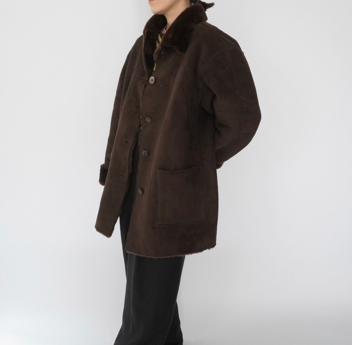 90s Faux Shearling Jacket