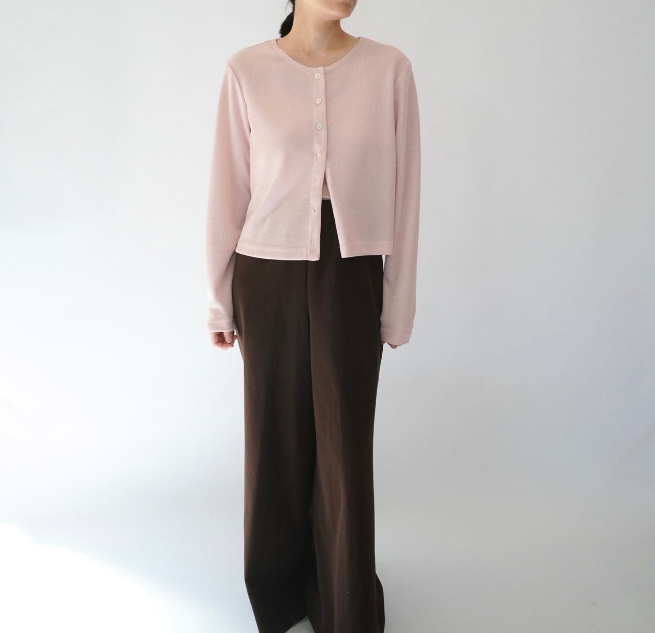 90s Light Pink Top Made in USA