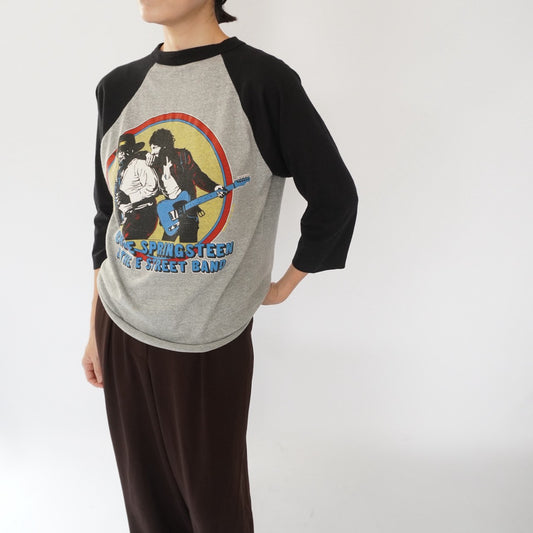 80s "BRUCE SPRINGSTEEN" Raglan T-shirt　