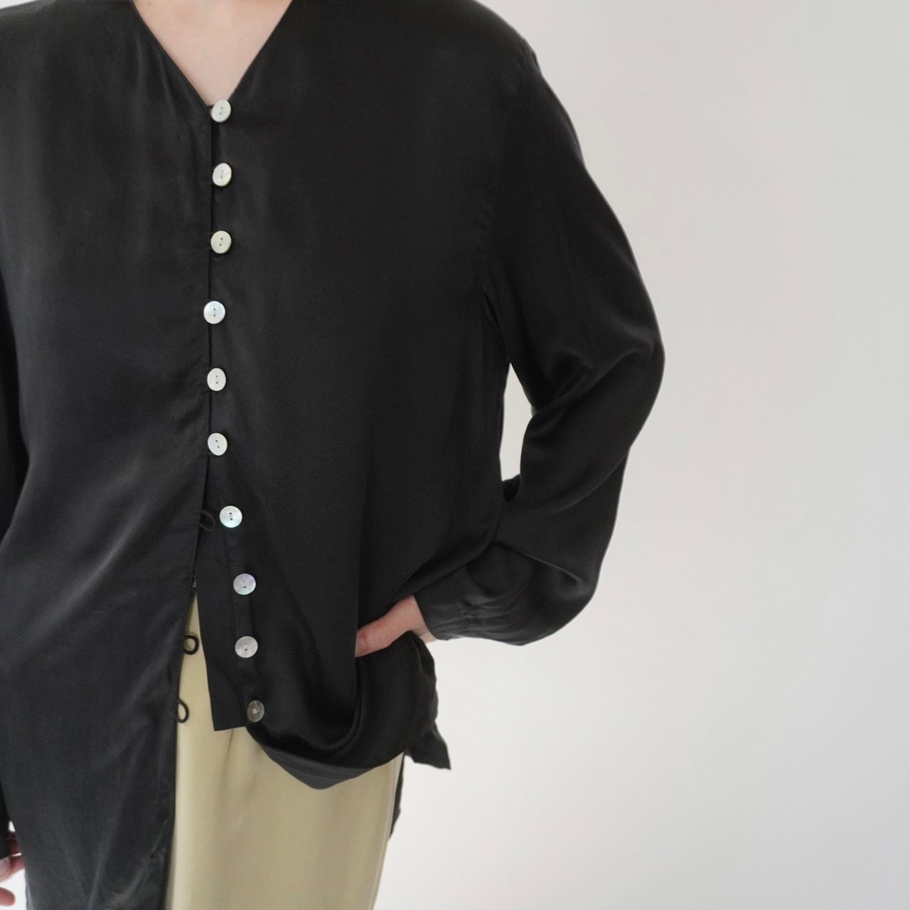 90s Silk Blouse
