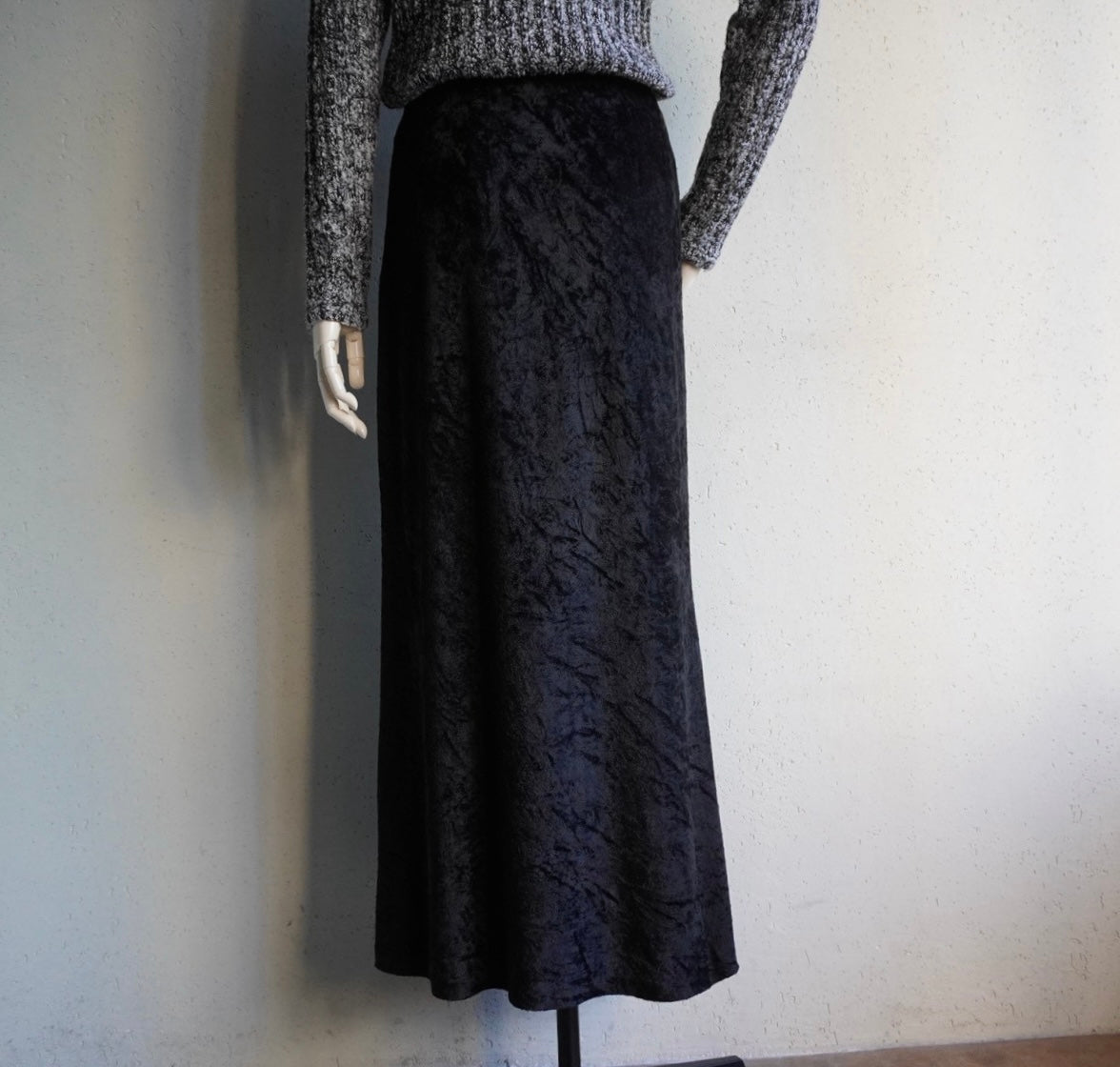 90s Velour Skirt Made in Italy