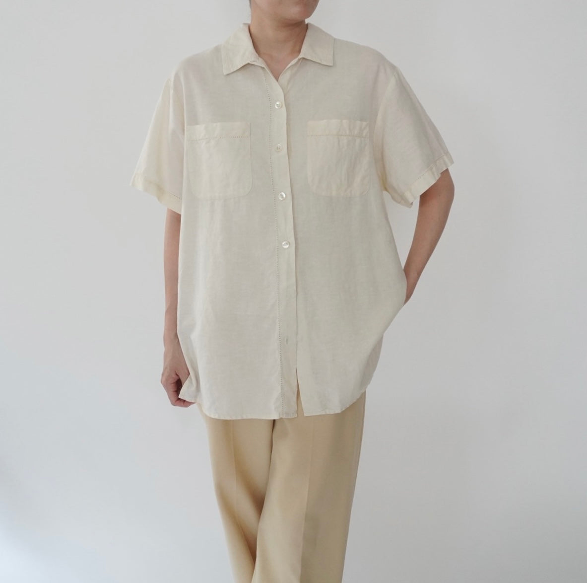 90s Linen Shirt