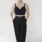 90s Embroidery Top Made in Italy