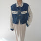 90s Crochet Denim Jacket