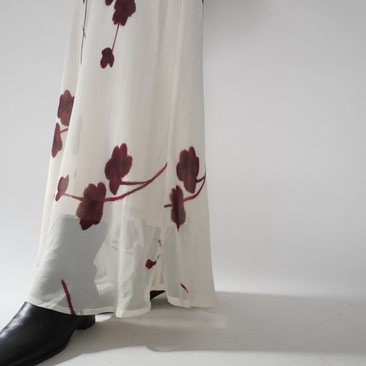 90s EURO Printed Skirt