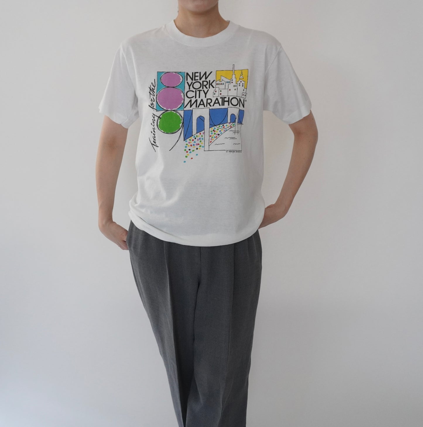 80s Printed T-shirt Made in USA