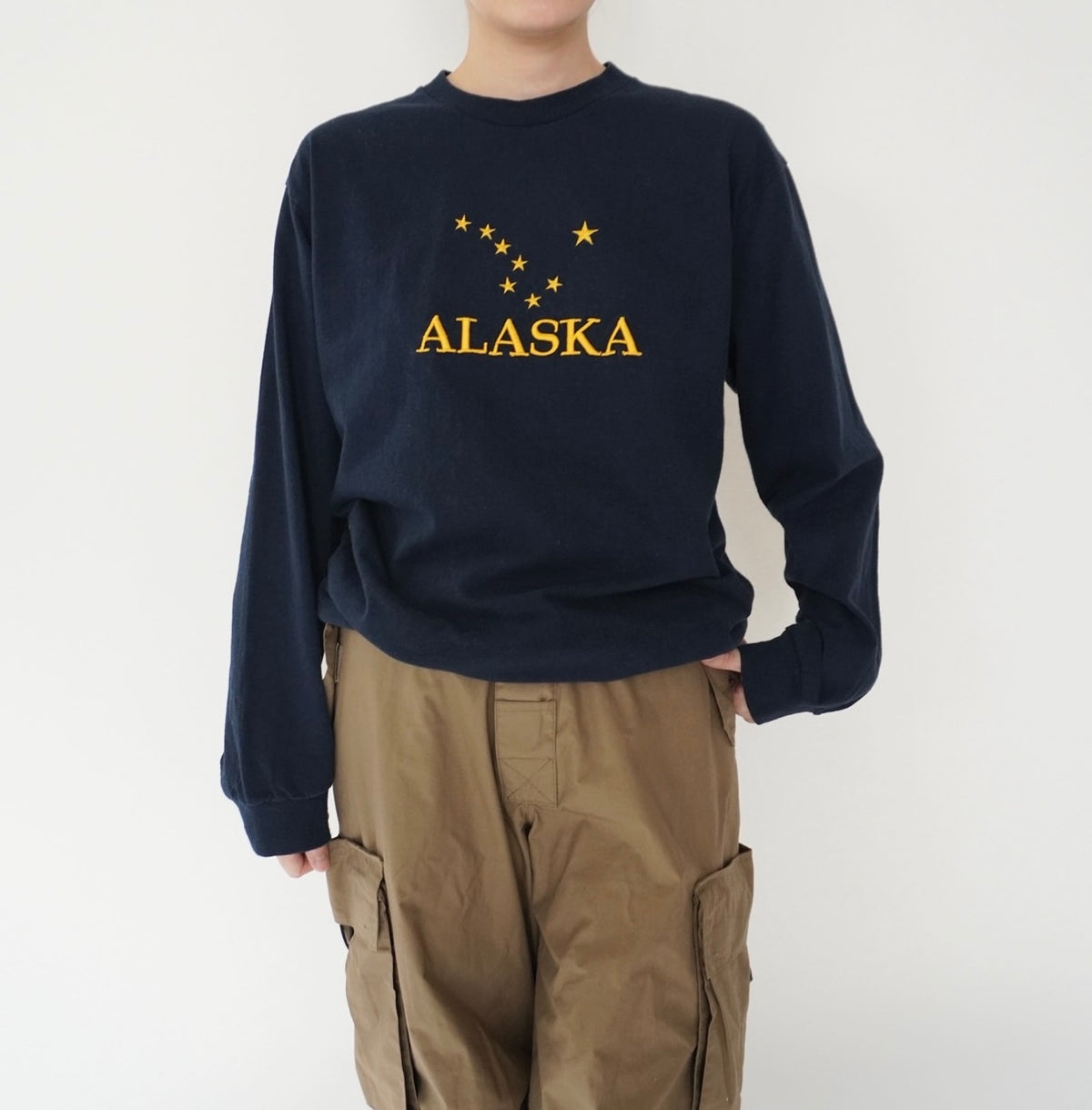 00s Embroidery Long Sleeves T-shirt