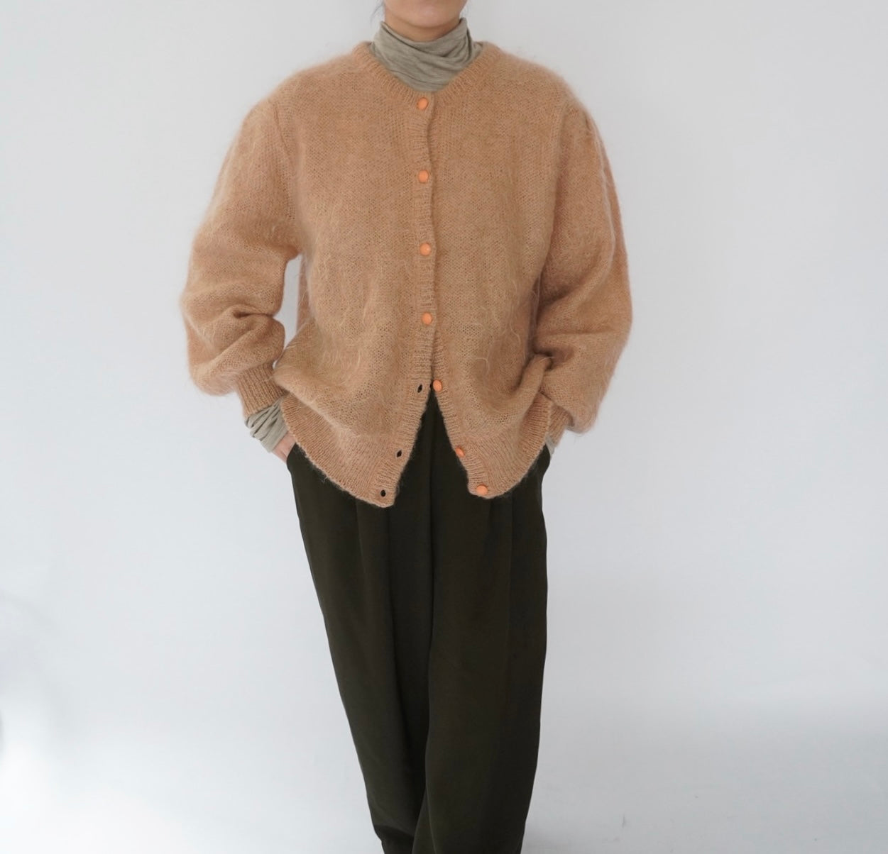 80s Mohair Knit Cardigan