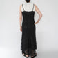 90s EURO Lace Design  Maxi Dress