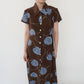 90s Printed Maxi Dress Made in USA