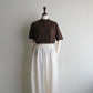 70s Brown Top Made in USA