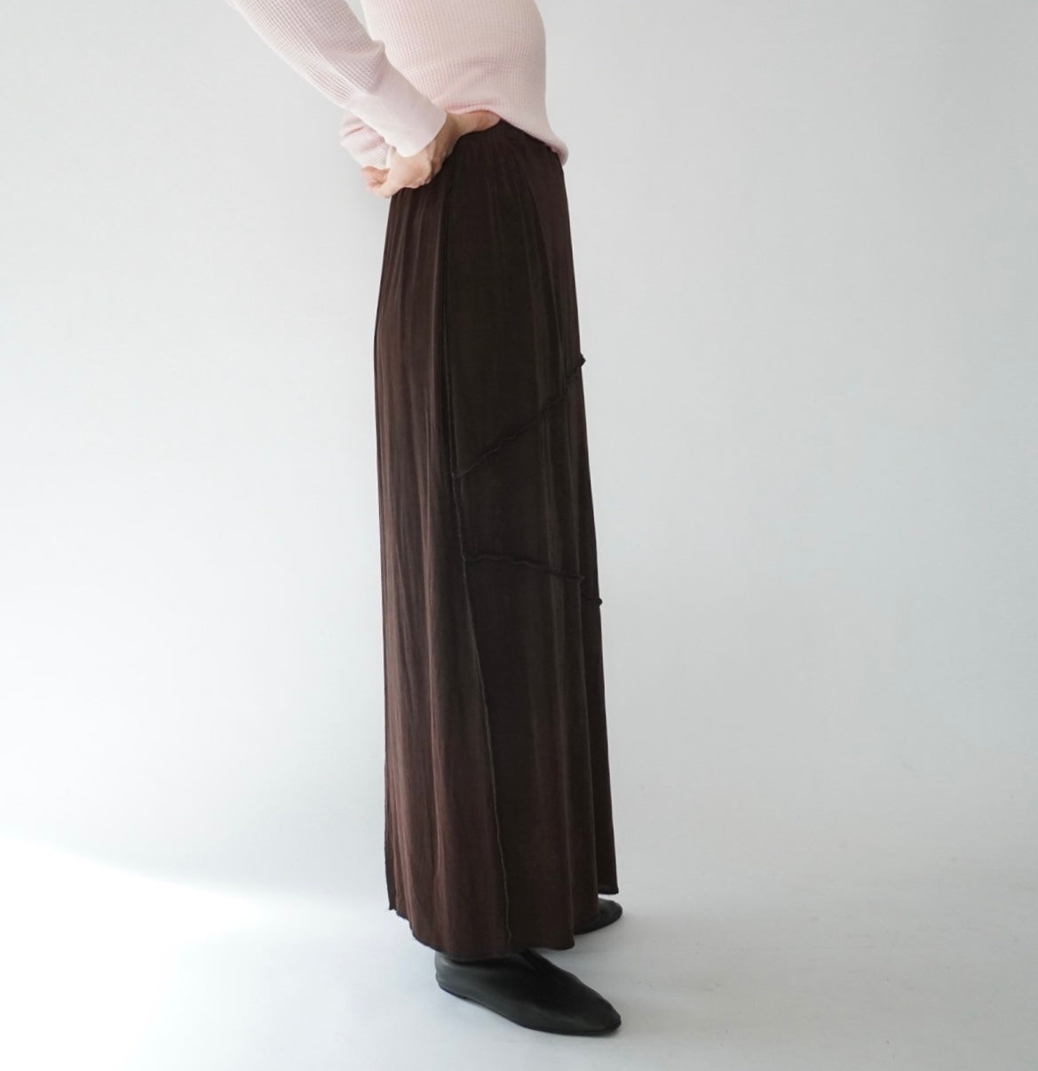 90s Brown  Design Skirt