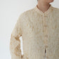 90s Pleated Silk Blouse