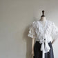 80s Lace Design Blouse