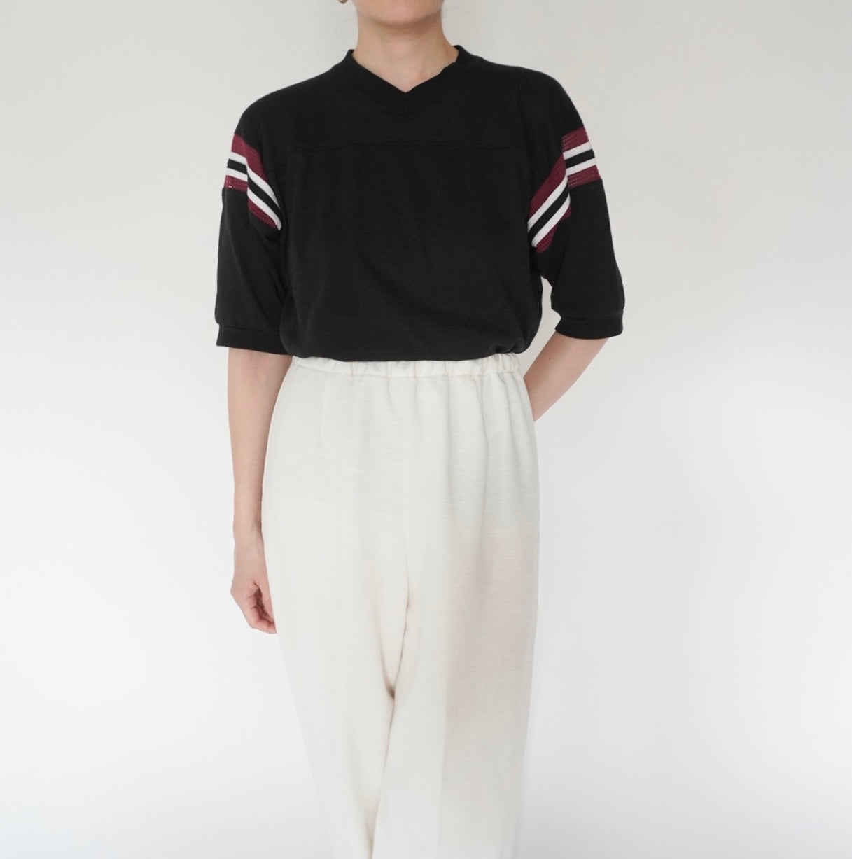 80s Mesh Design T-shirt