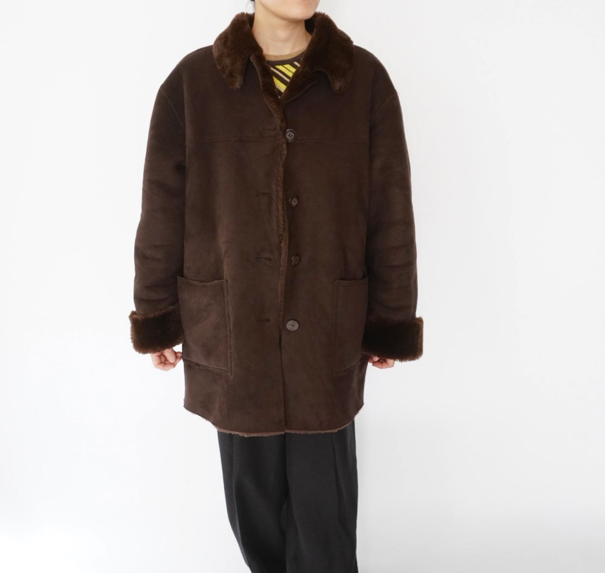 90s Faux Shearling Jacket