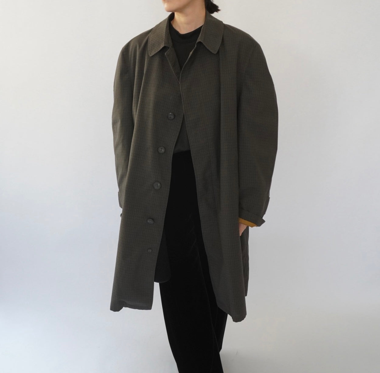 60s "Plymouth" Plaid Coat