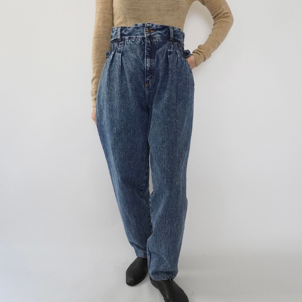 90s High Waisted Denim Pants
