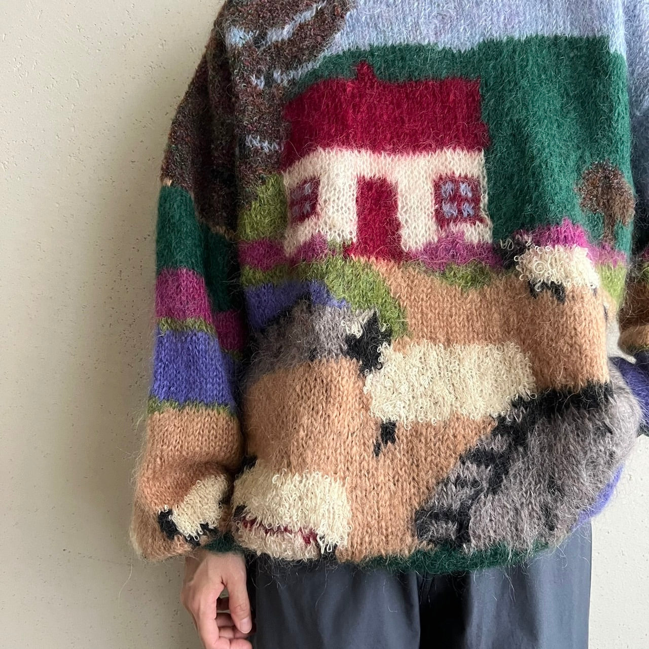 90s Design Mohair Knit