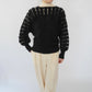 80s Design Knit Top