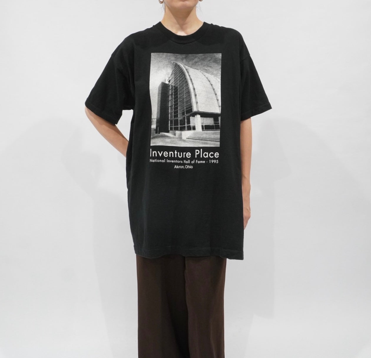 90s Photo Printed T-shirt Made in USA