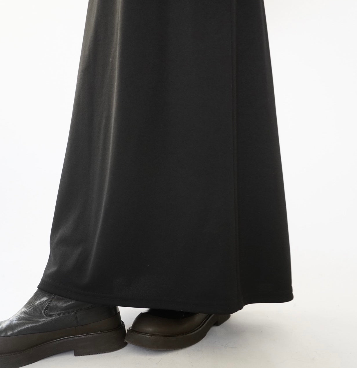 90s Black Maxi Skirt Made in USA