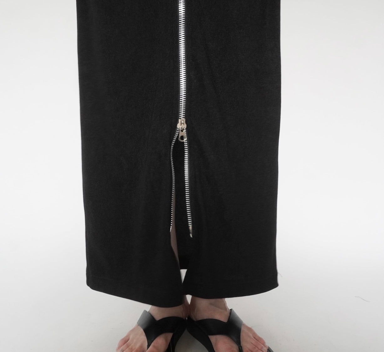 90s ZIP Design Skirt Made in USA