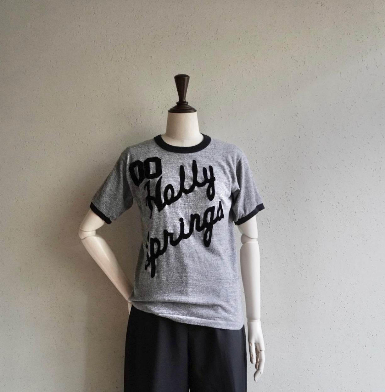80s Flock Print T-shirt Made in USA