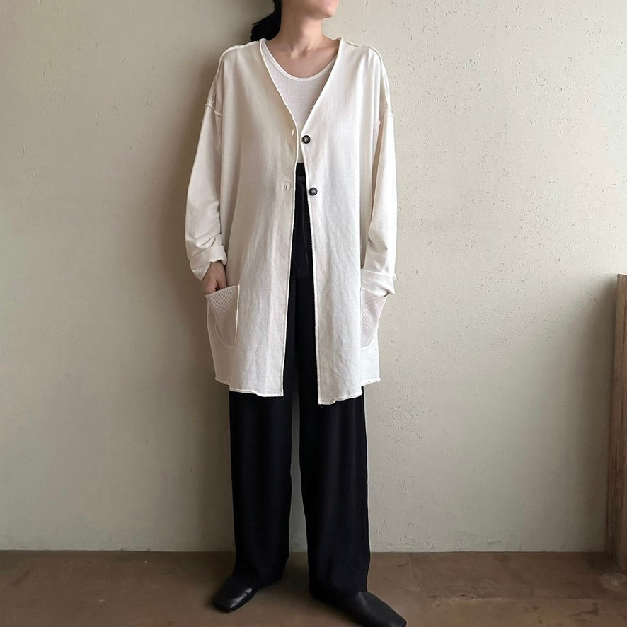 90s Long Sweater Cardigan Made in USA