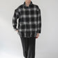 90s Shadow Plaid Fringe Shirt,Jacket Made in USA